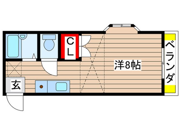 カイザ－ハウスの物件間取画像